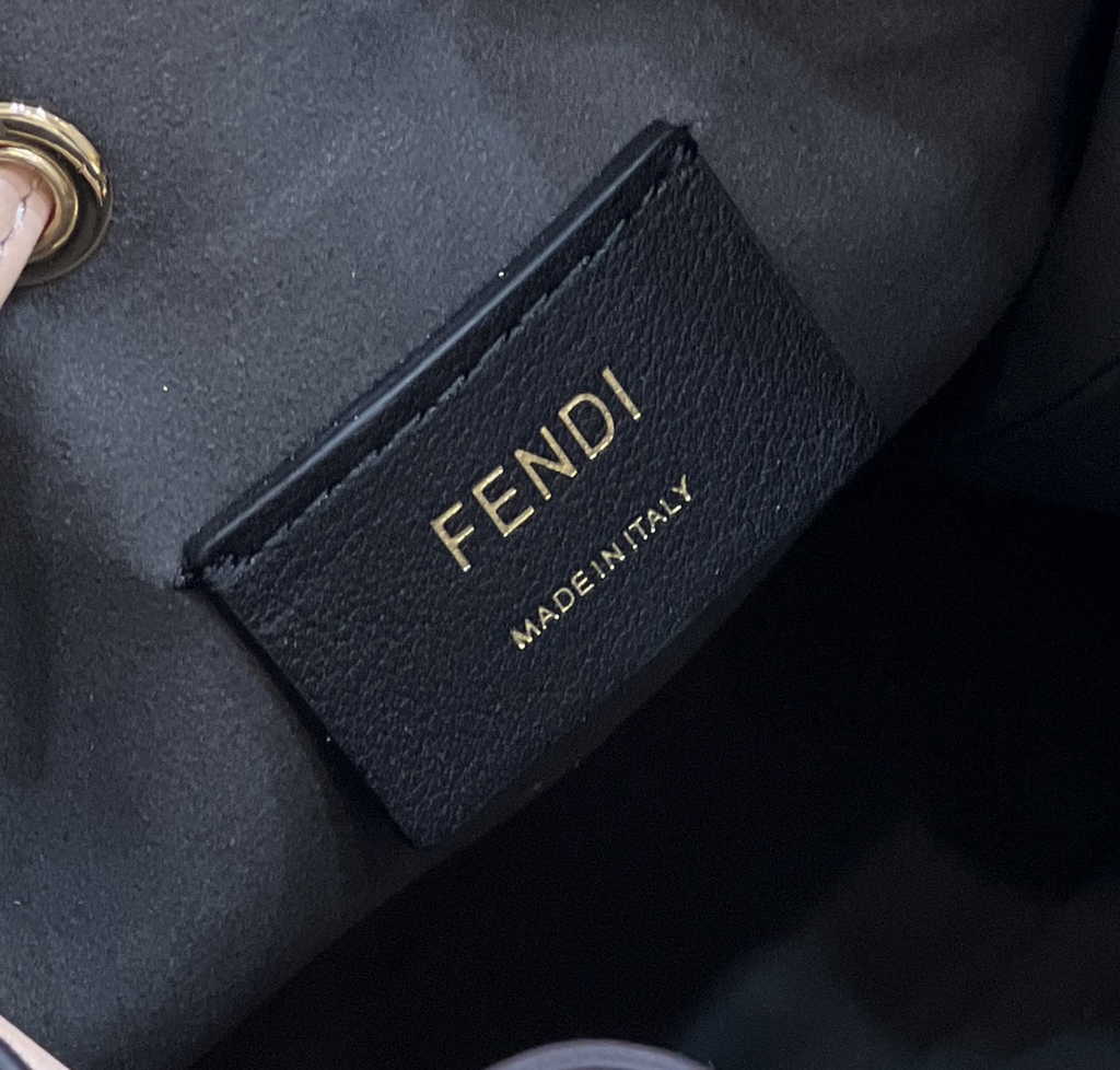 Feendi Bucket Bag Mon Tresor 8BS010 pink leather mini-bag