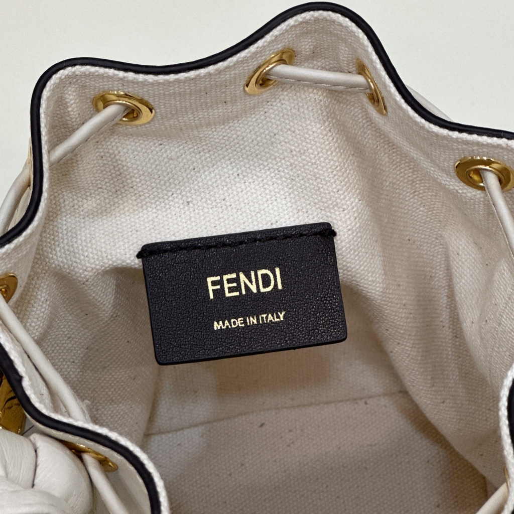 Fendi Bucket Bag Mon Tresor 8BS010 Beige FF