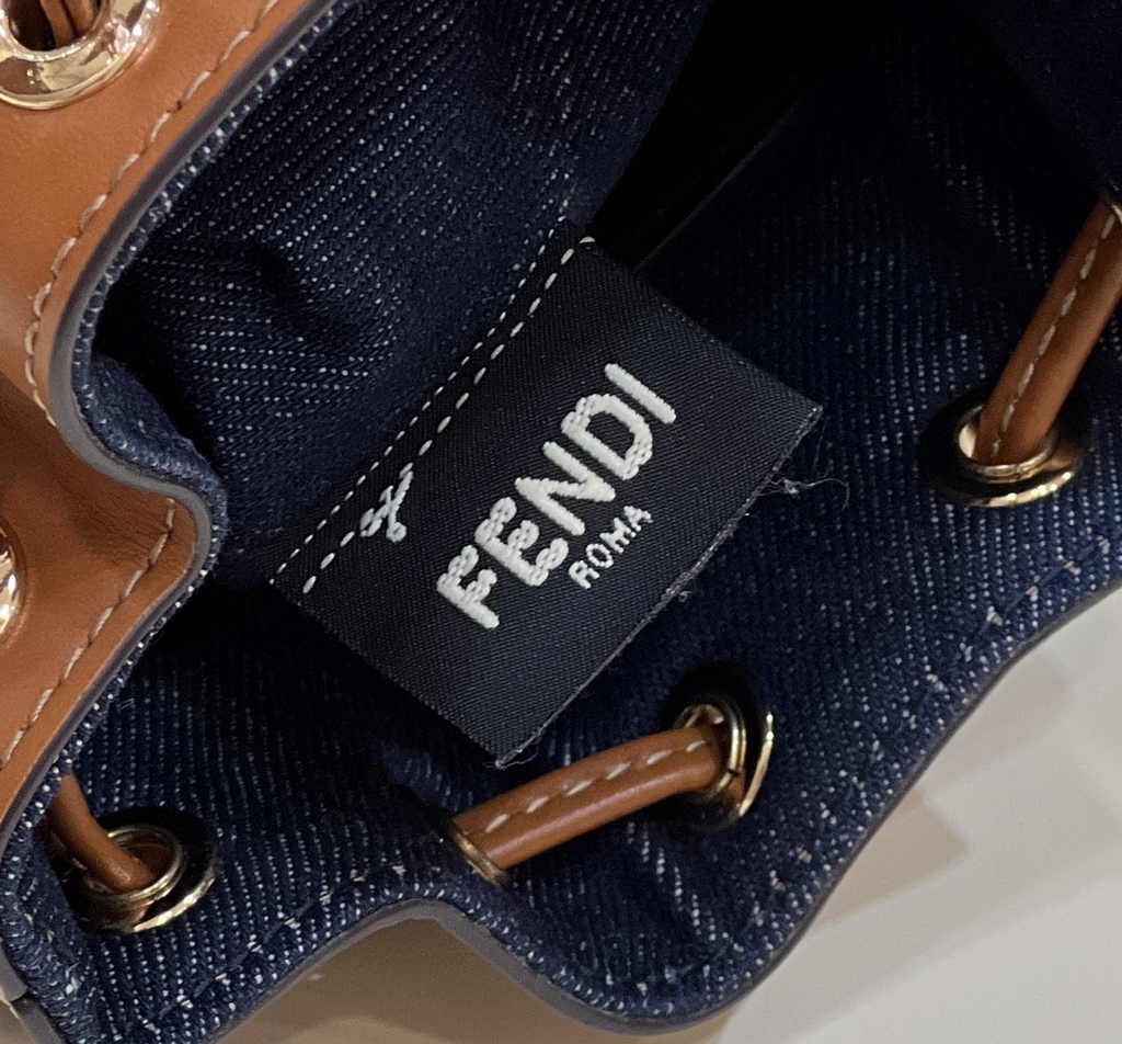Fendi Bucket Bag Mon Tresor 8BS010 Brown FF