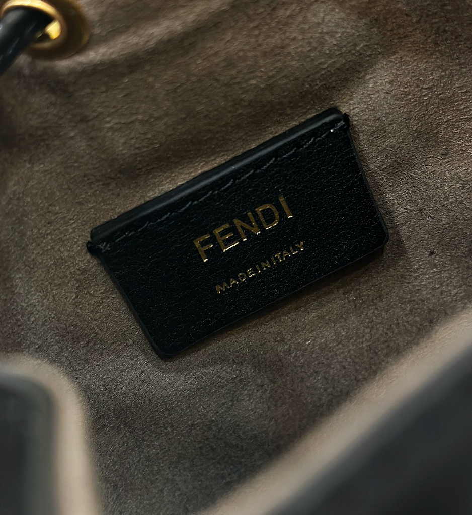 Fendi Bucket Bag Mon Tresor 8BS010 Black FF
