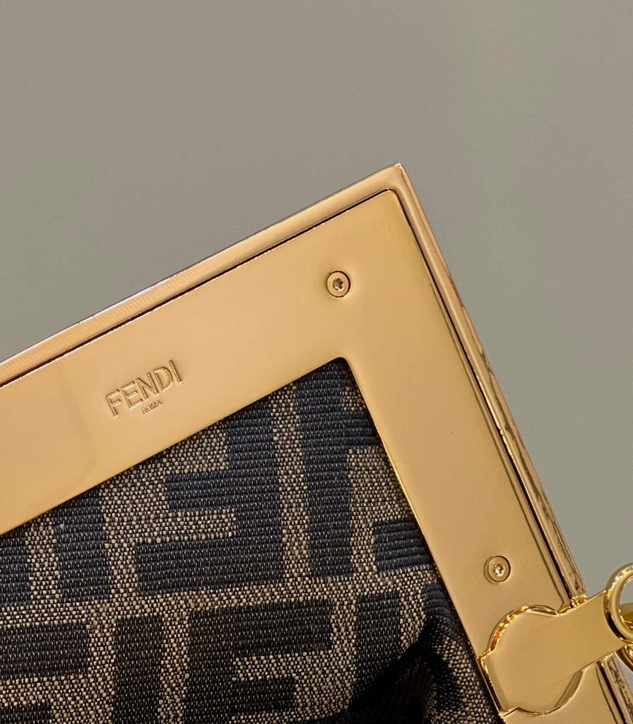 Fendi First Medium 8BP127 Dark Apricot leather bag