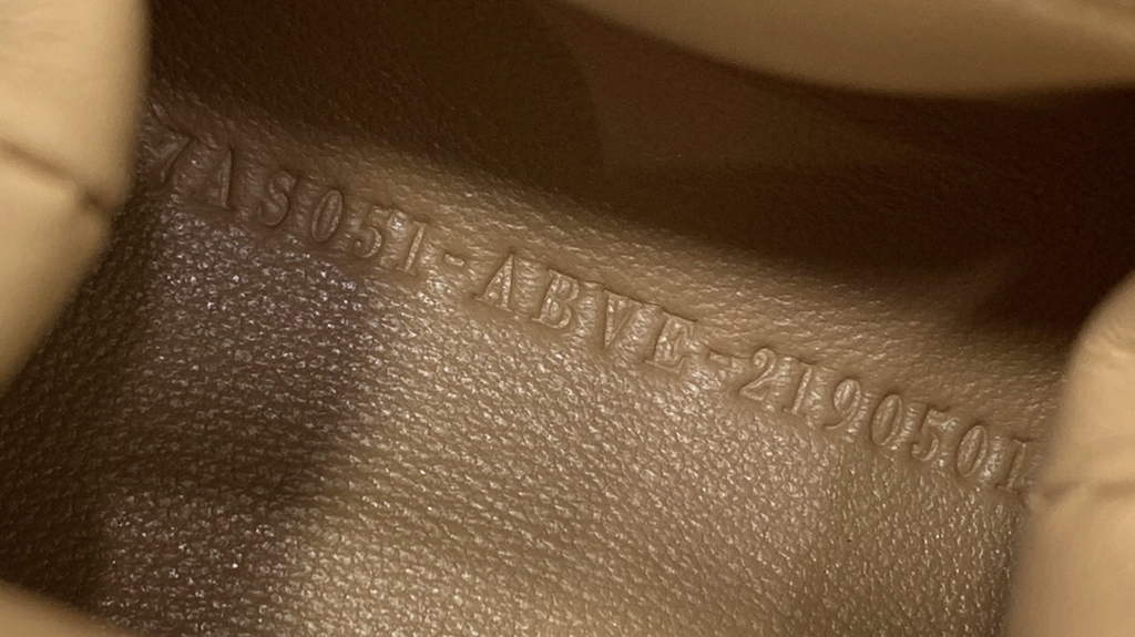 Fendi Nano First Charm Shoulder Bag 7AS051 Apricot Leather