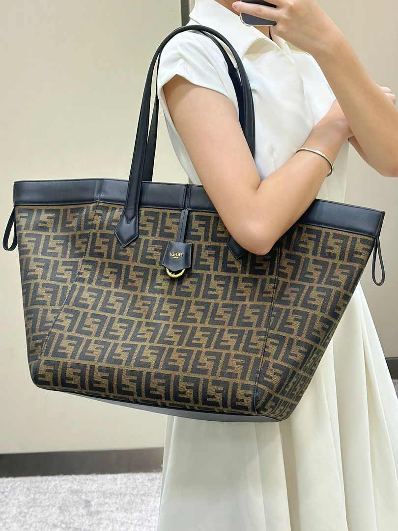 Fendi Origami Large 8BH415A  fabric with jacquard FF motif