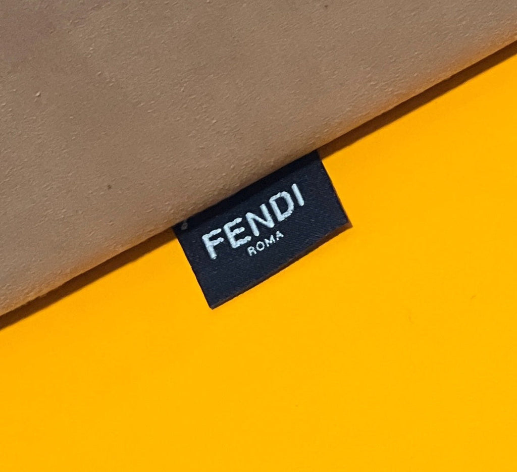 Fendi Sunshine Large Bag Yellow Leather Shopper 8BH372