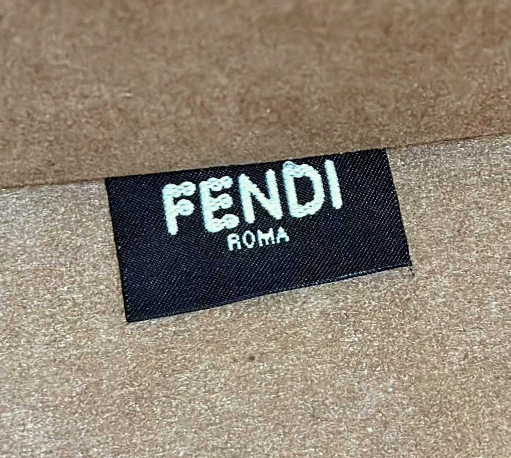 Fendi Sunshine Medium Bag 8BH386 Brown leather shopper