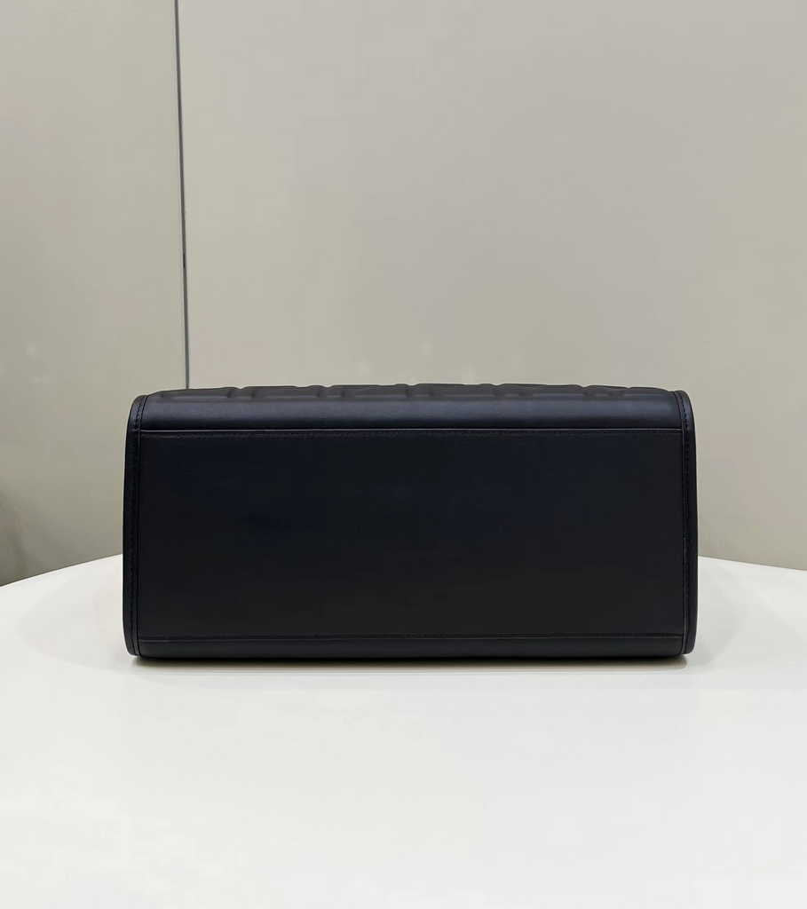 Fendi Sunshine Medium Bag 8BH386 Black leather shopper