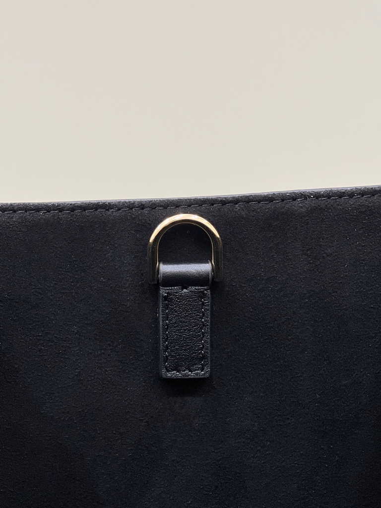 Fendi Sunshine Medium Bag 8BH386 Black leather shopper