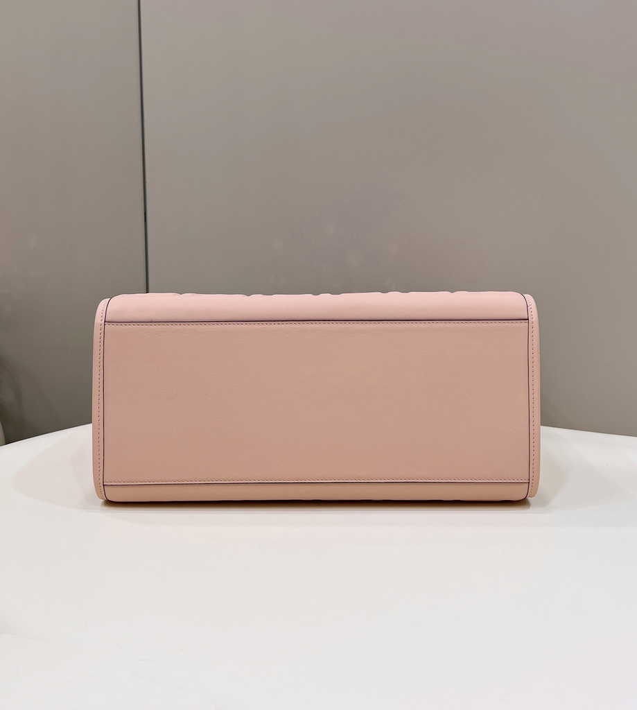 Fendi Sunshine Medium Bag 8BH386 Pink leather shopper