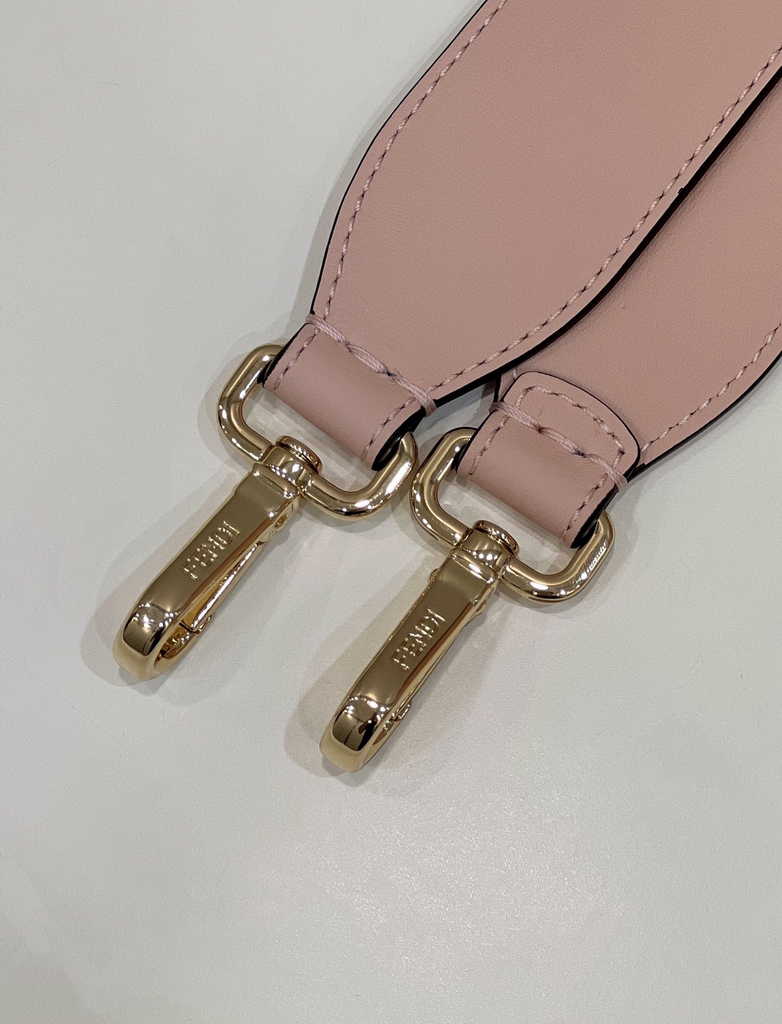 Fendi Sunshine Medium Bag 8BH386 Pink leather shopper