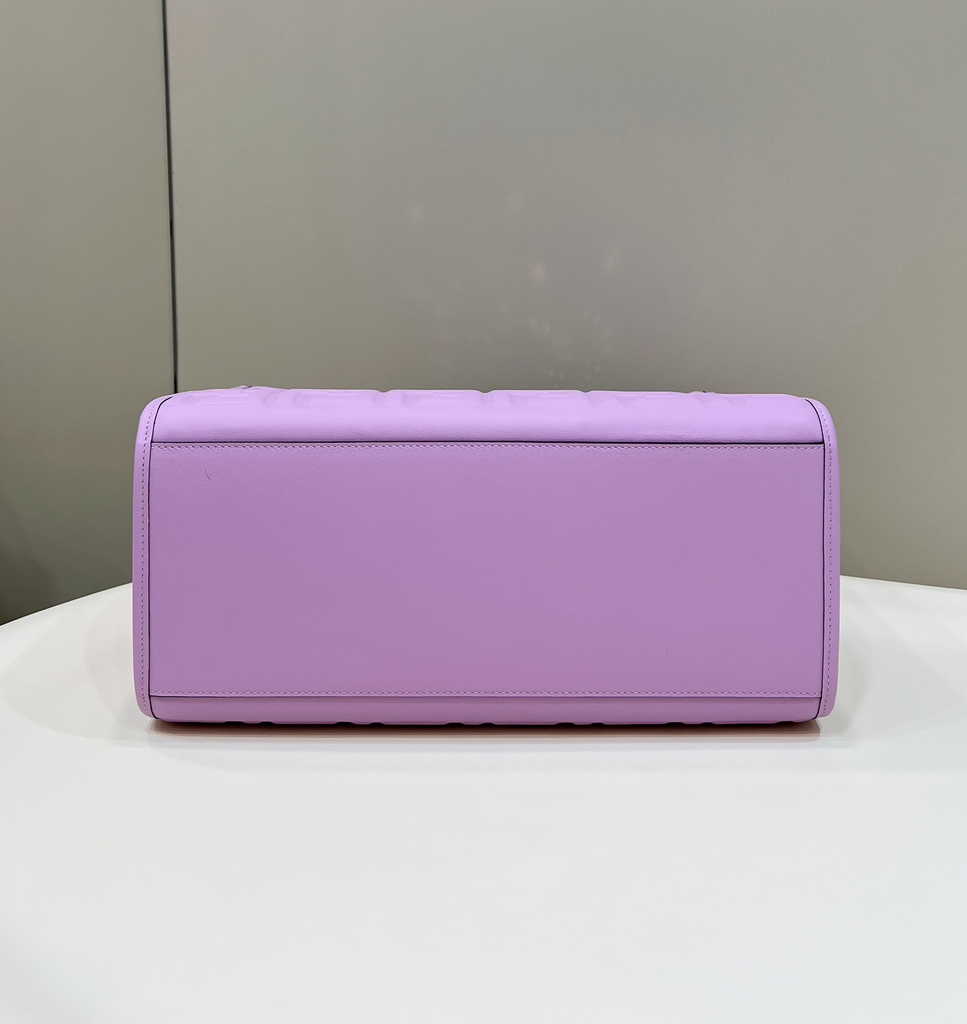 Fendi Sunshine Medium Bag 8BH386 Purple leather shopper