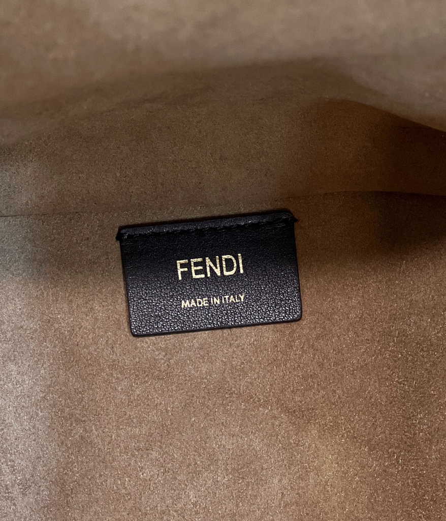 Fendi Sunshine Medium Bag 8BH386 Green leather shopper