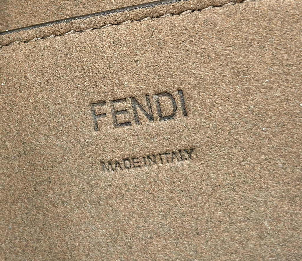 Fendi Sunshine Small Bag White leather shopper 8BH394