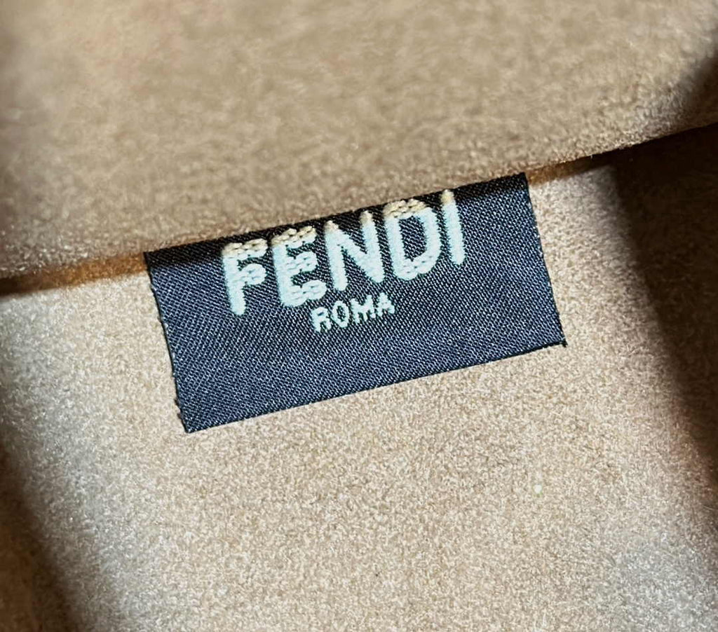 Fendi Sunshine Small Bag Brown FF leather 8BH394