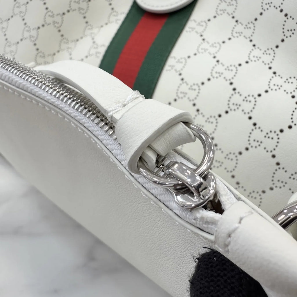 Gucci Giglio large tote bag 853971 White soft GG leather