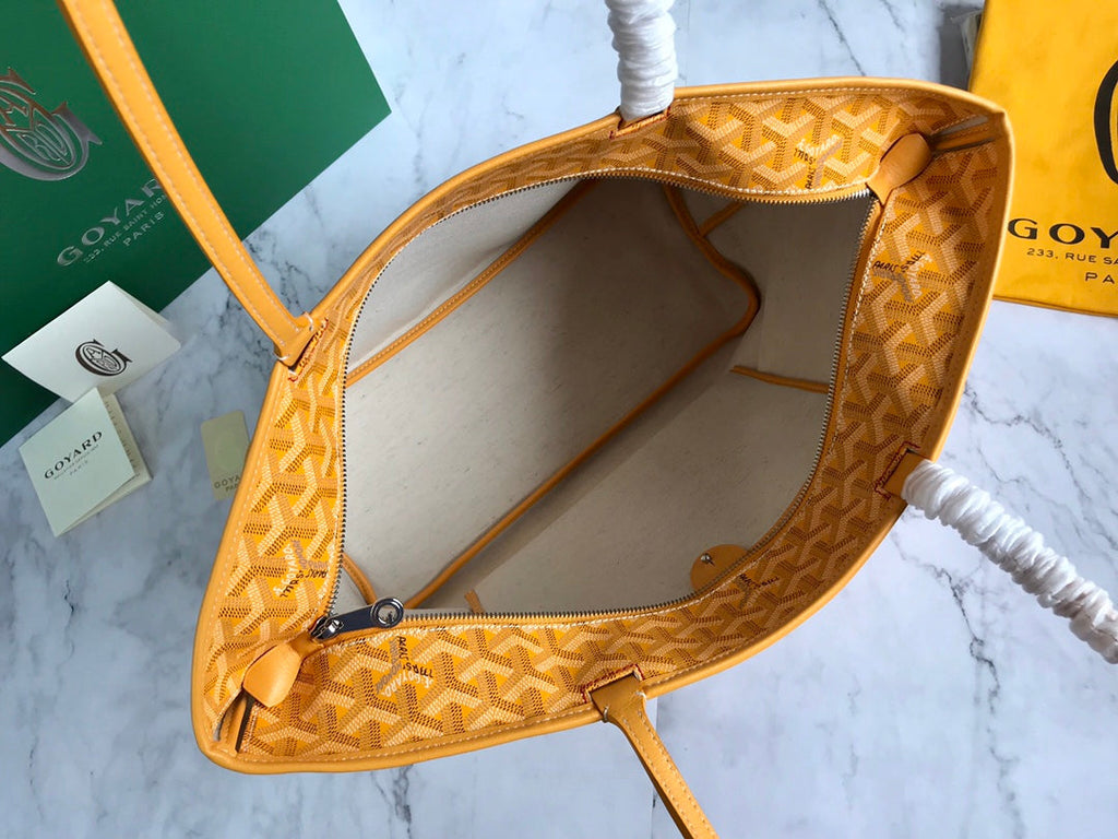 Goyard Artois MM Tote Bag GY020186 Yellow