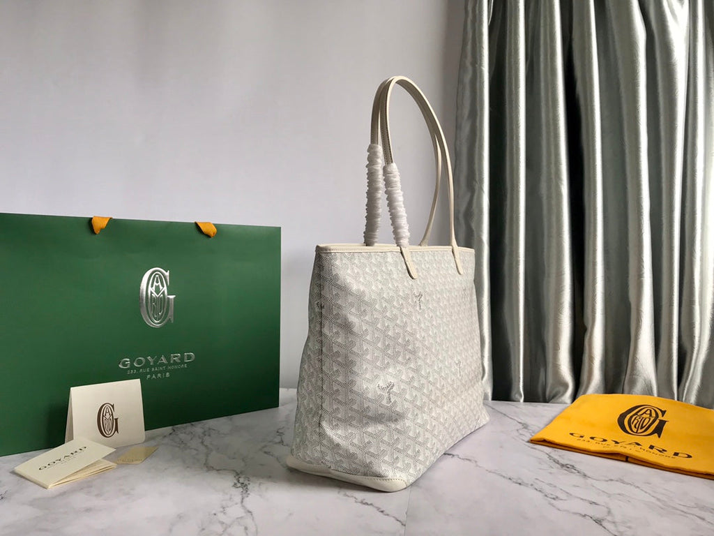 Goyard Artois MM Tote Bag GY020186 White