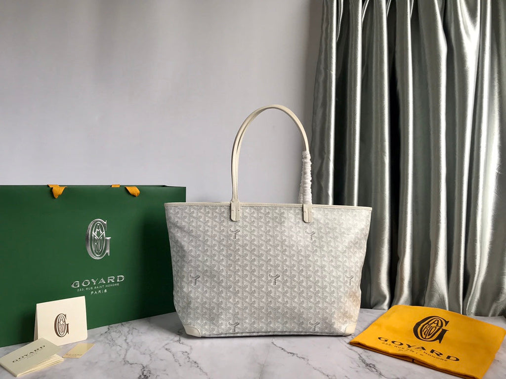 Goyard Artois MM Tote Bag GY020186 White