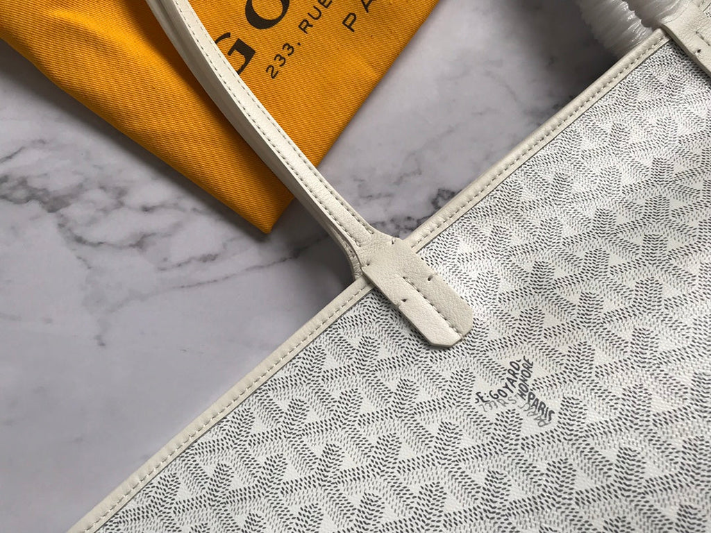 Goyard Artois MM Tote Bag GY020186 White