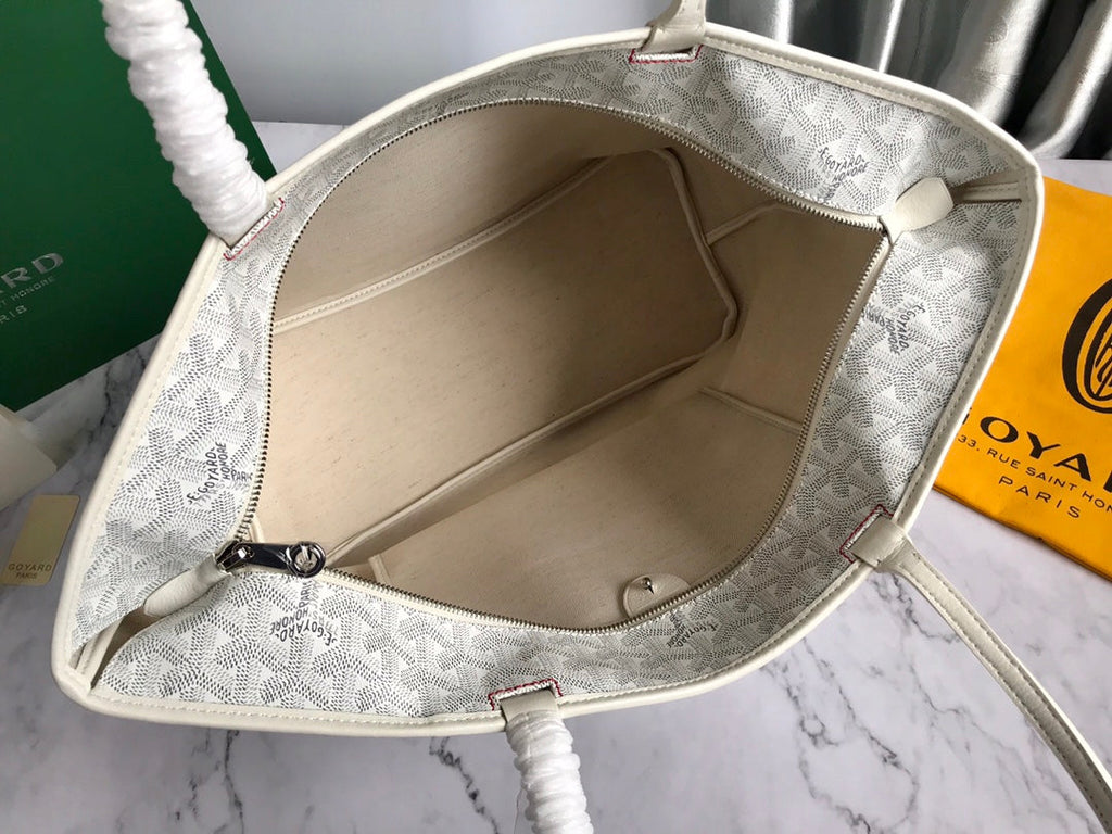 Goyard Artois MM Tote Bag GY020186 White