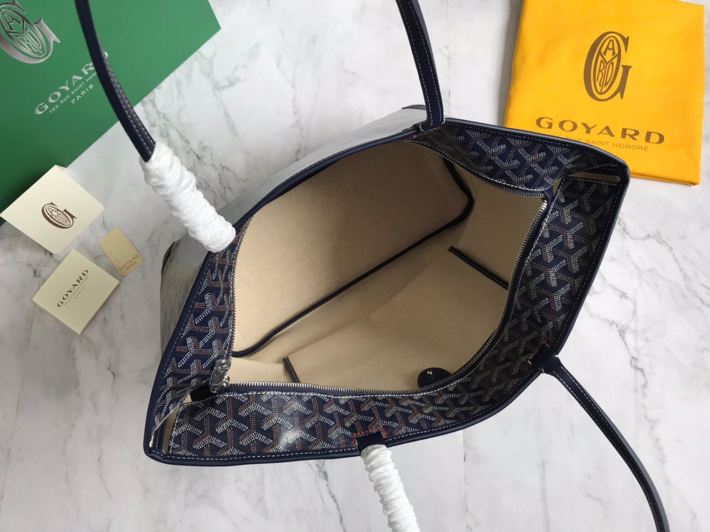 Goyard Artois MM Tote Bag GY020186 Navy Blue