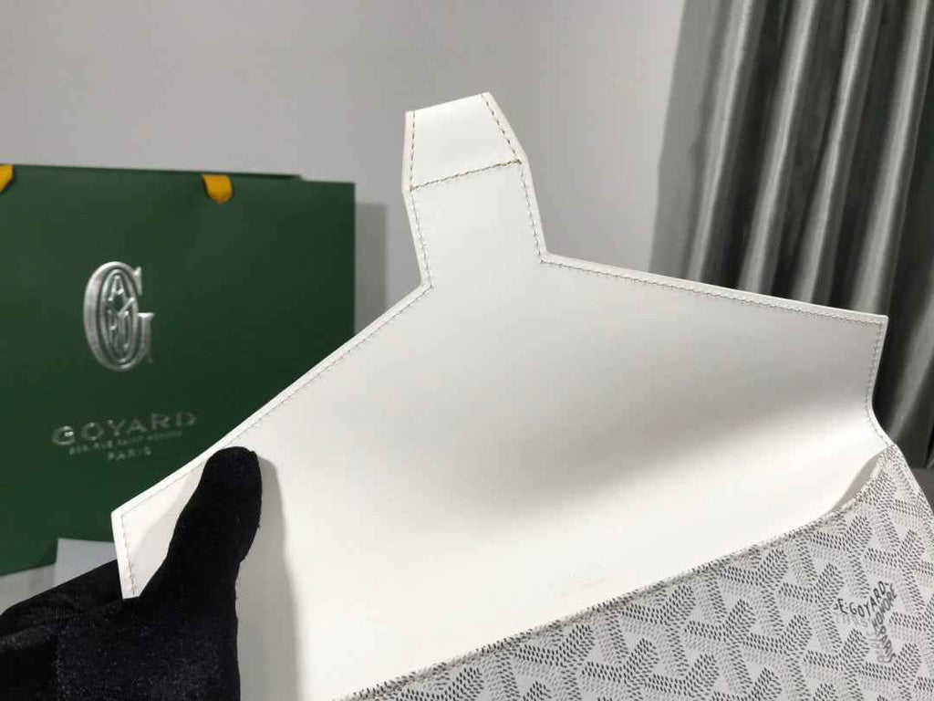 Goyard Camondo MM Horizontal Clutch GY020209 White
