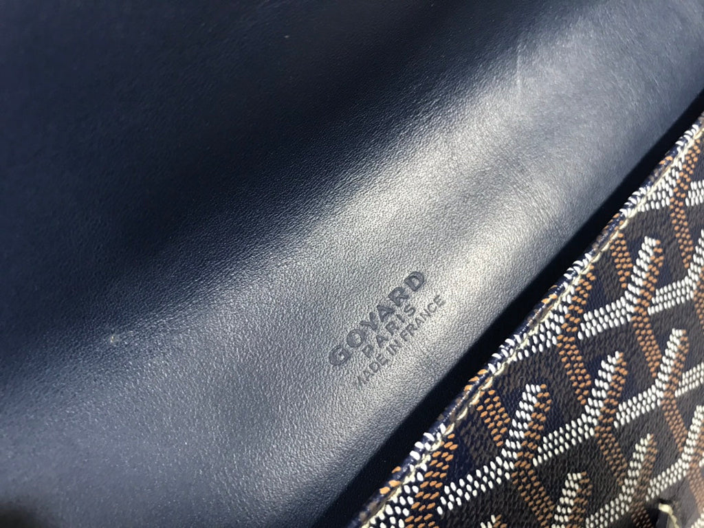Goyard Camondo MM Horizontal Clutch GY020209 Navy Blue