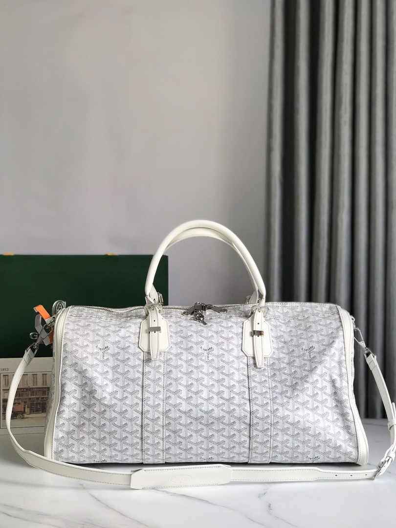 Goyard Croisiere 50 Travel Bag GY020292 White