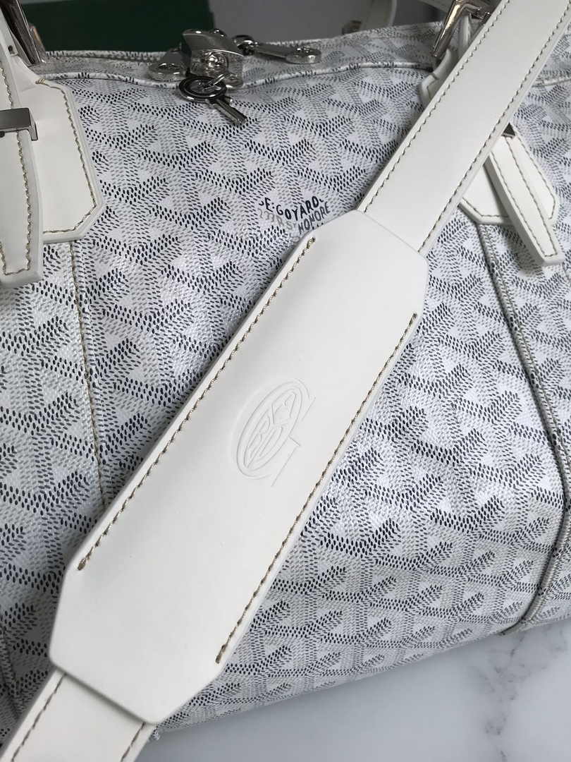 Goyard Croisiere 50 Travel Bag GY020292 White