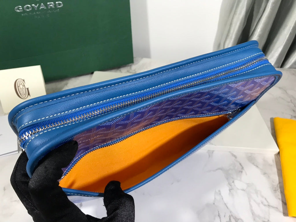 Goyard Jouvence GM Toilet Bag GY020208 Blue