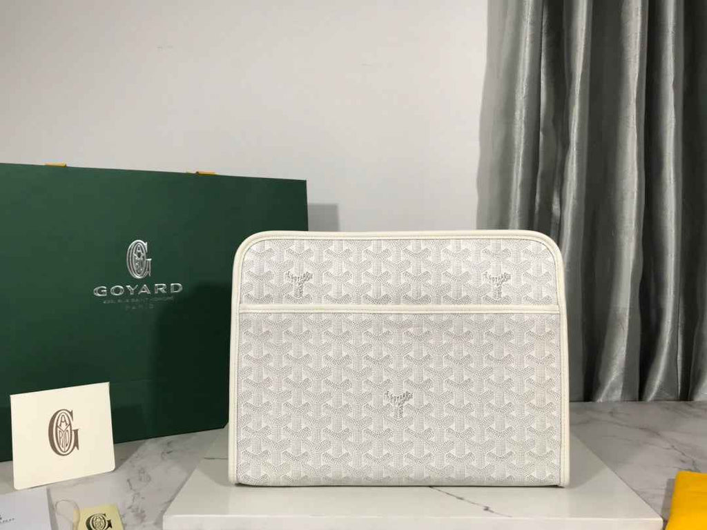 Goyard Jouvence GM Toilet Bag GY020208 White