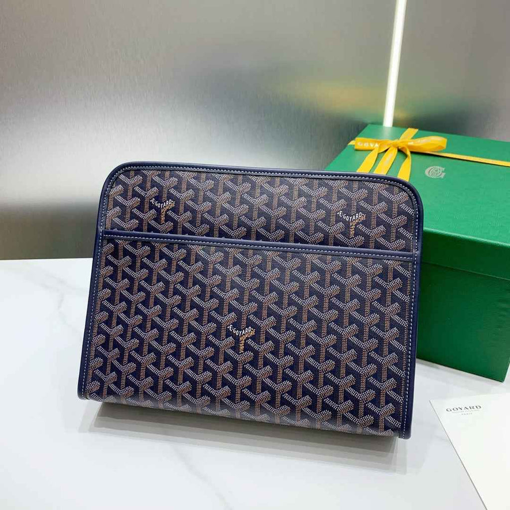 Goyard Jouvence GM Toilet Bag GY020208 Navy Blue
