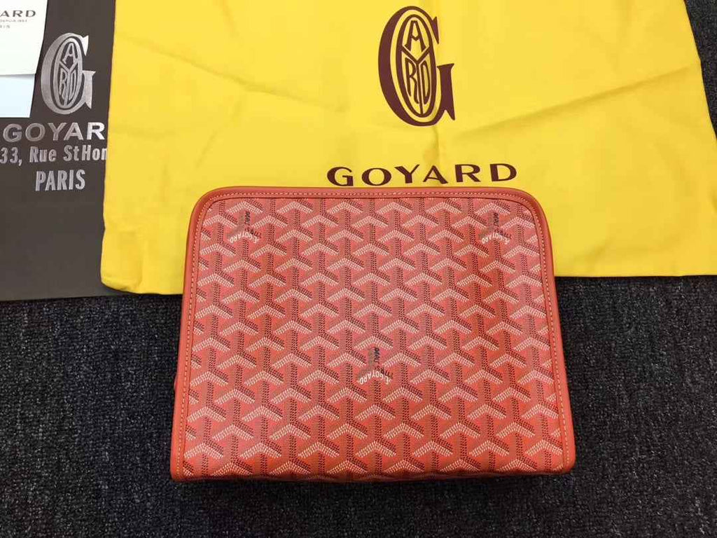 Goyard Jouvence GM Toilet Bag GY020208 Orange