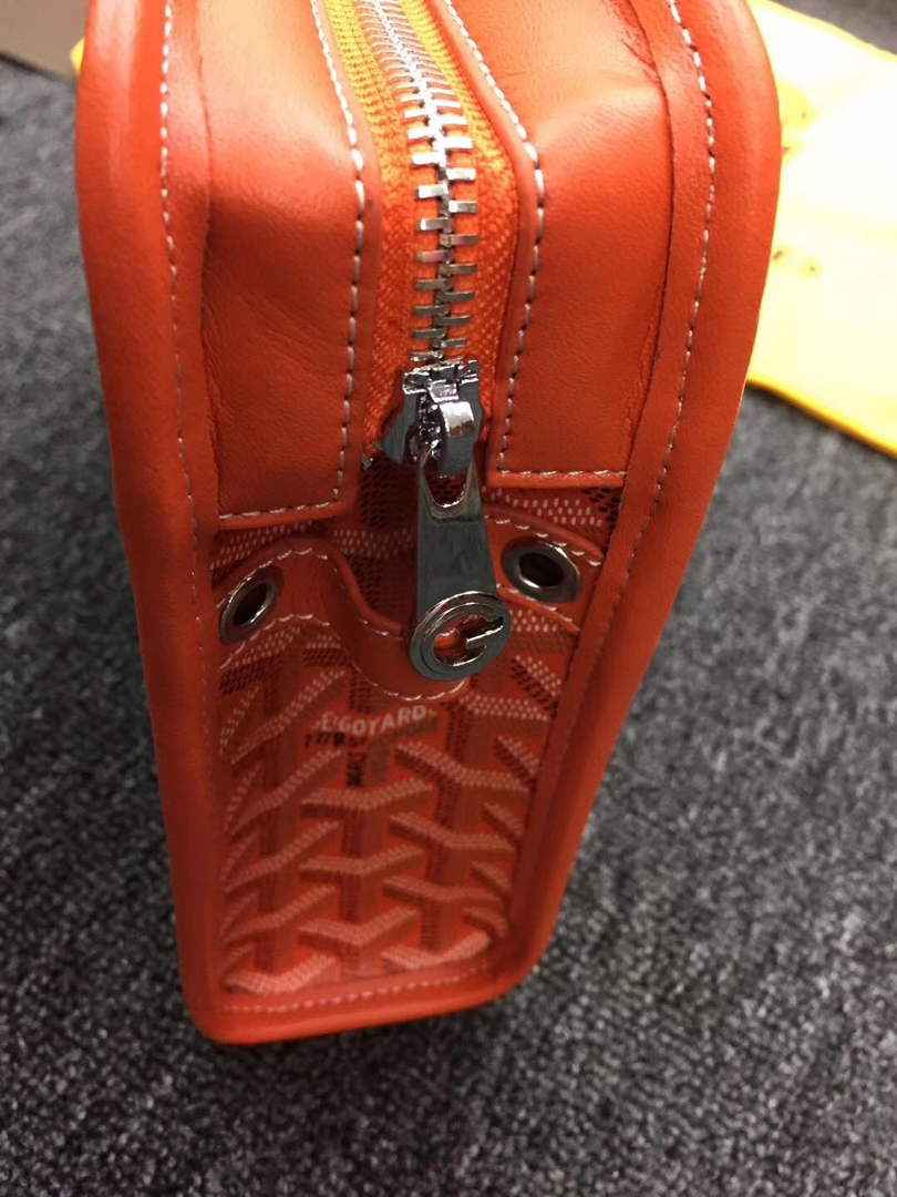Goyard Jouvence GM Toilet Bag GY020208 Orange