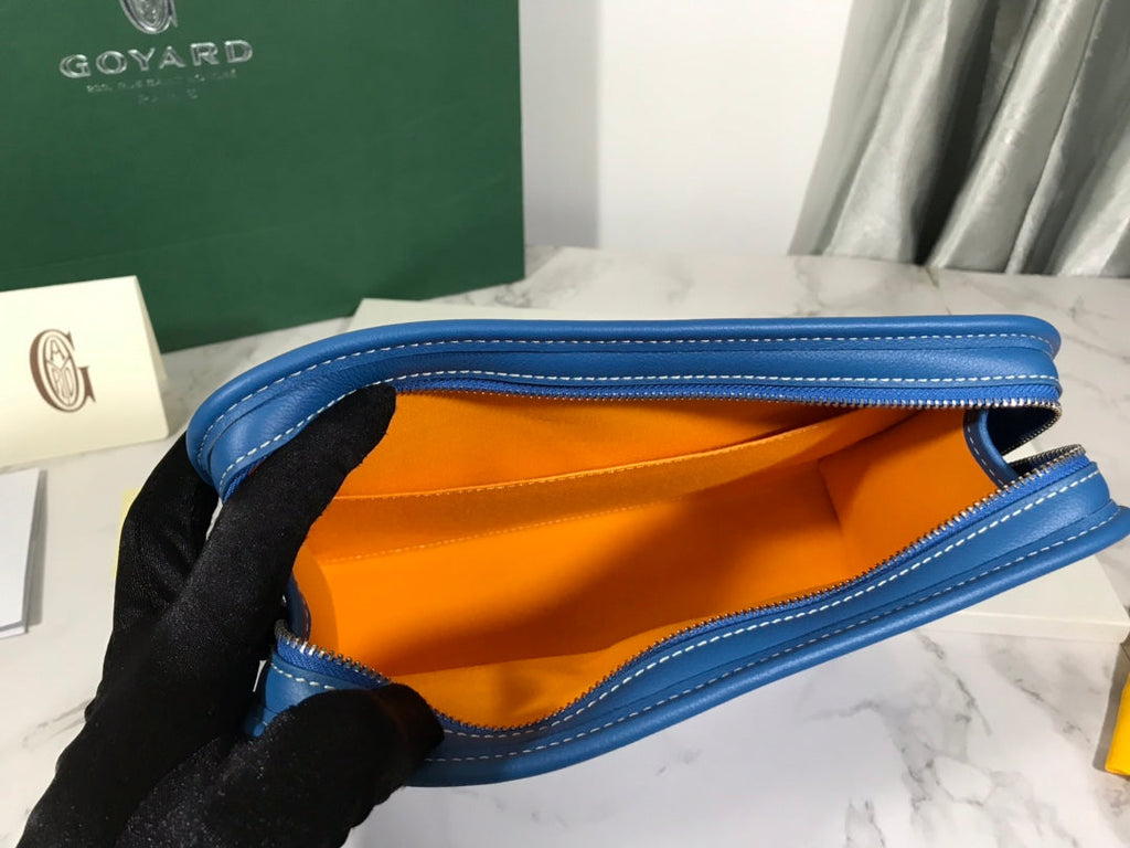 Goyard Jouvence MM Toilet Bag GY020207 Blue