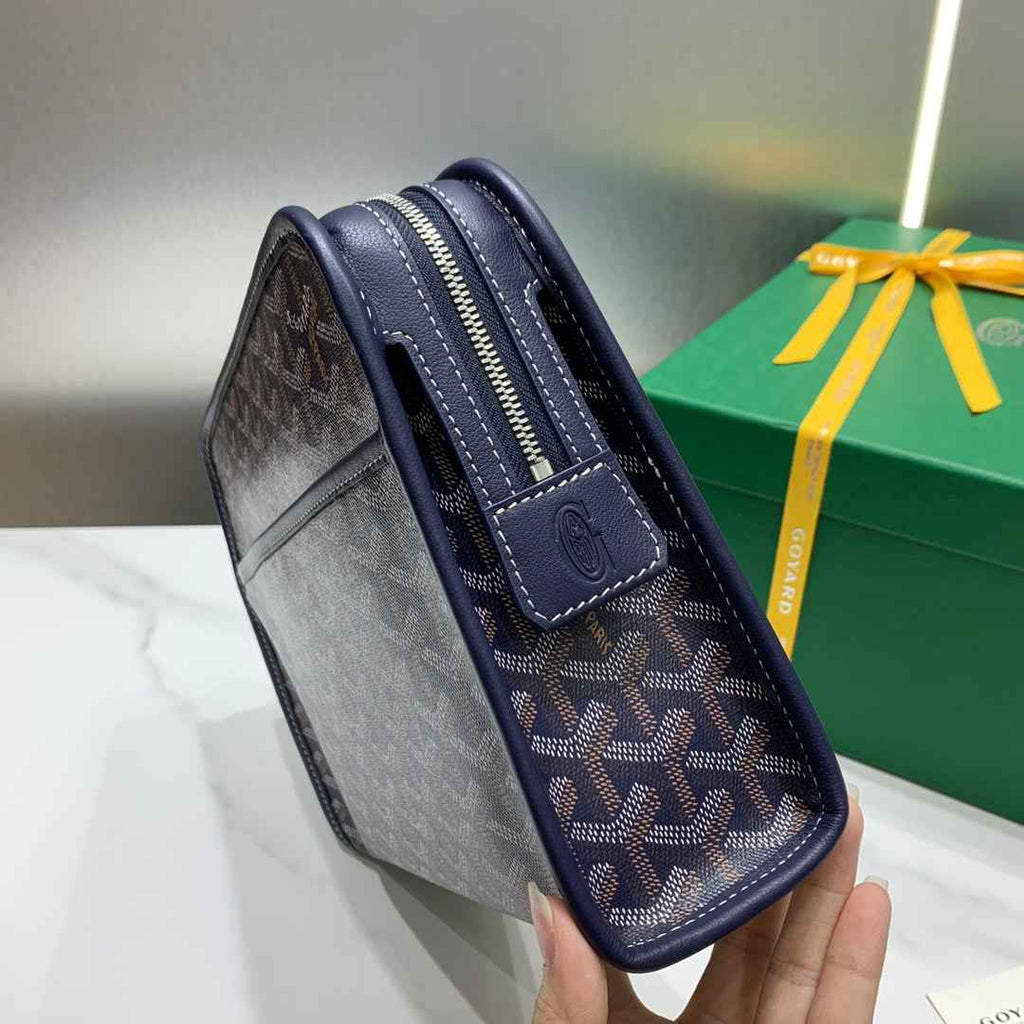 Goyard Jouvence MM Toilet Bag GY020207 Navy Blue