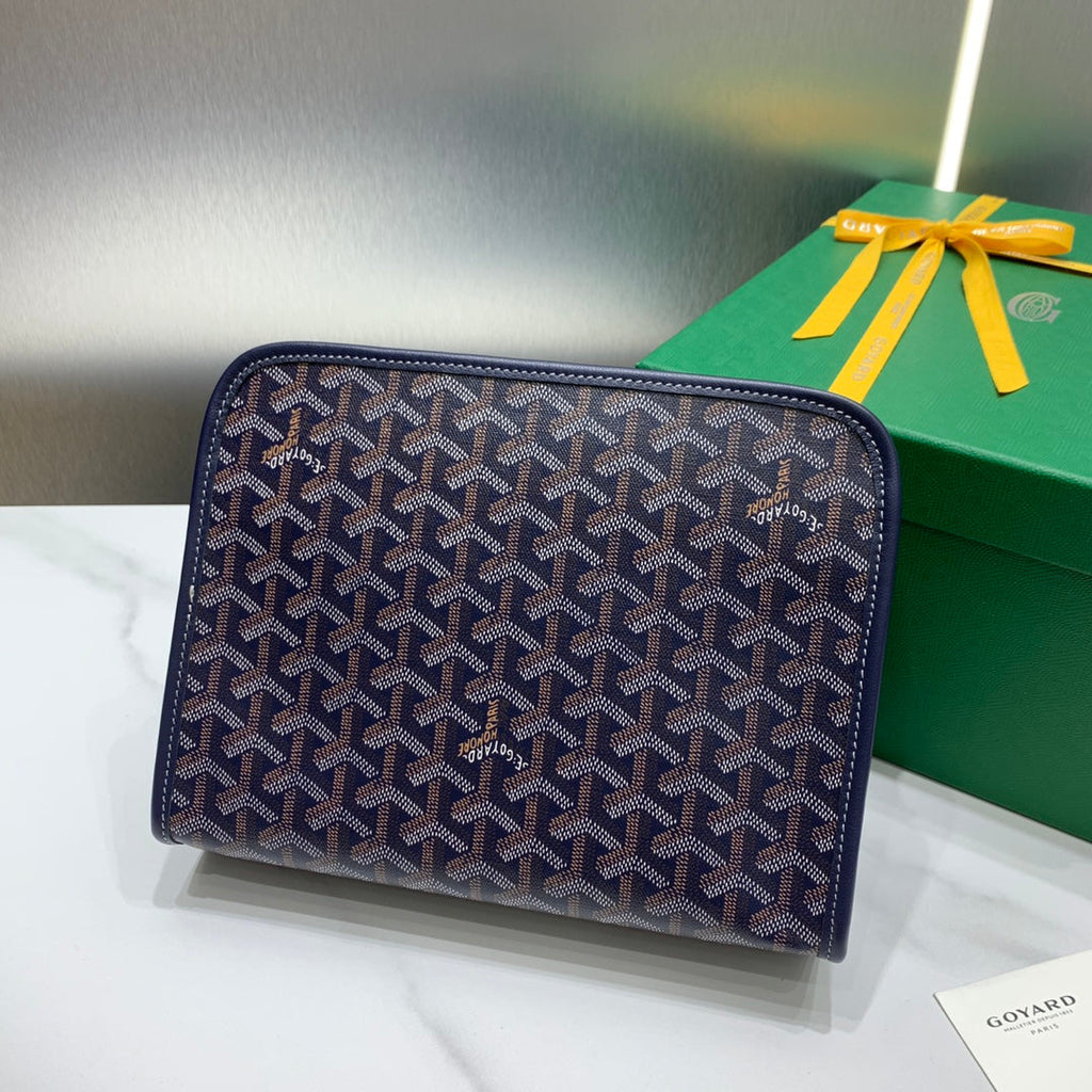Goyard Jouvence MM Toilet Bag GY020207 Navy Blue