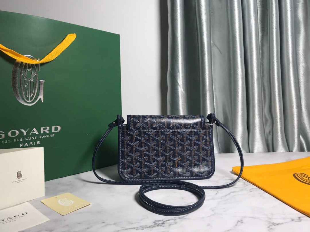Goyard Plumet Pocket Wallet GY020188 Navy Blue