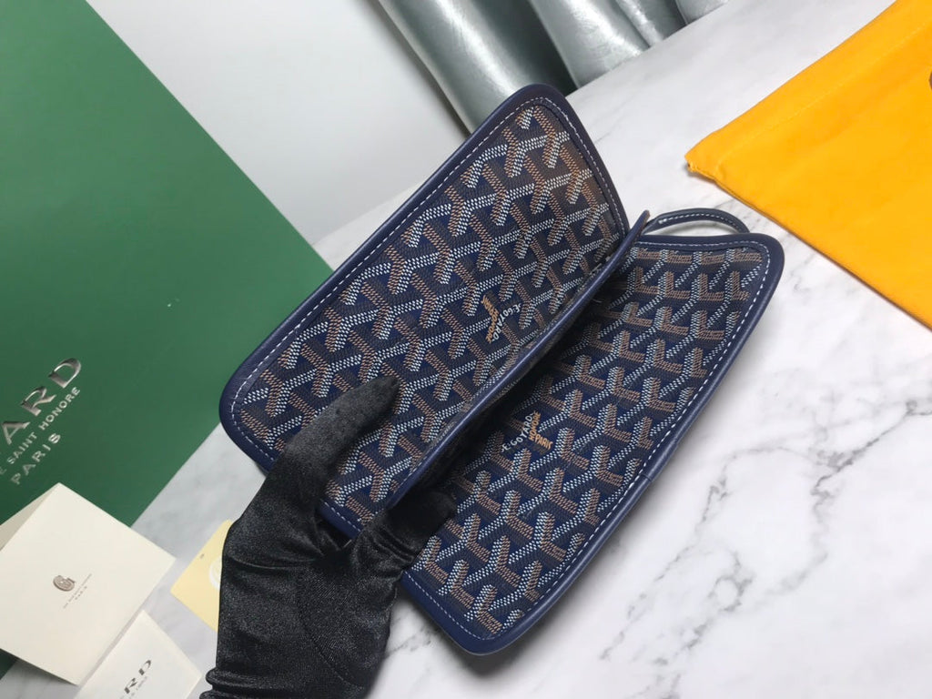 Goyard Plumet Pocket Wallet GY020188 Navy Blue