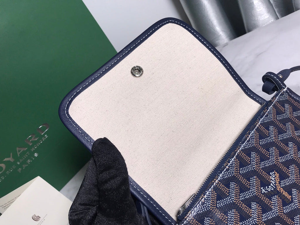 Goyard Plumet Pocket Wallet GY020188 Navy Blue