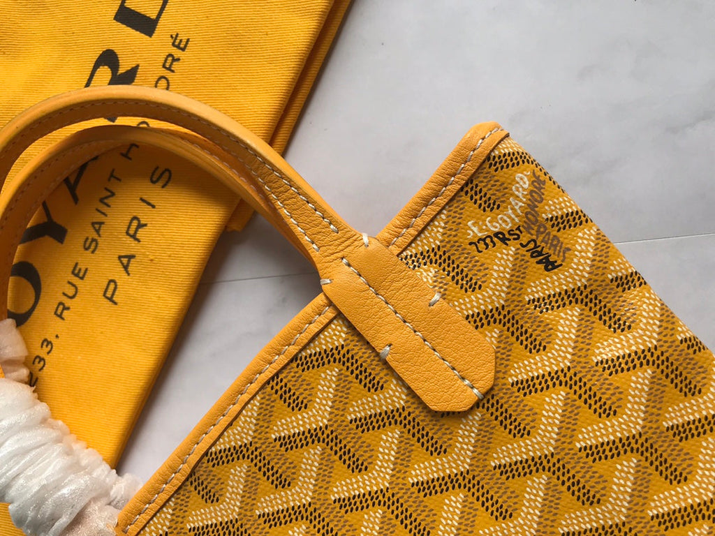 Goyard Poitiers Claire-Voie Bag GY020187 Yellow