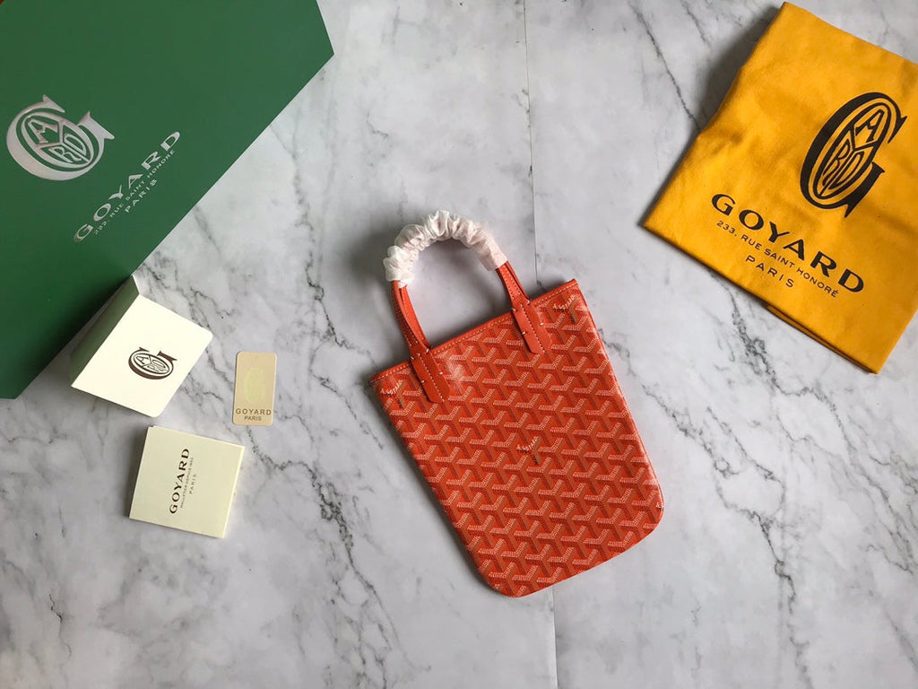 Goyard Poitiers Claire-Voie Bag GY020187 Orange