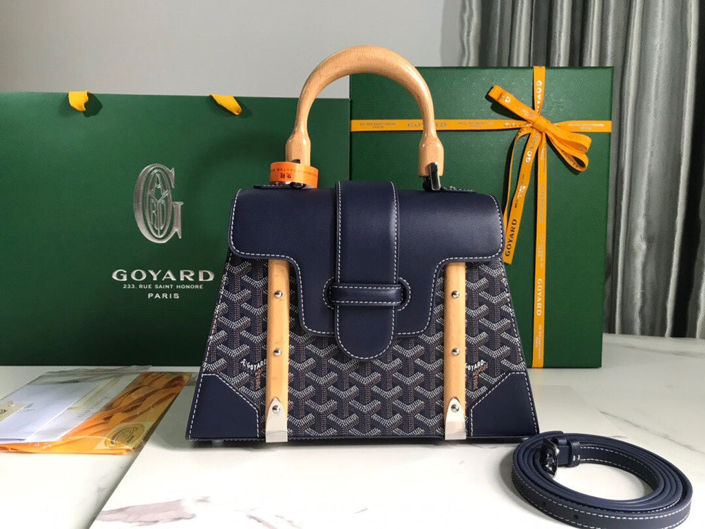 Goyard Saïgon PM Tote Bag GY020280 Navy Blue