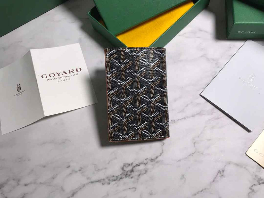 Goyard Saint-Pierre Card Wallet 5052 Calfskin Brown