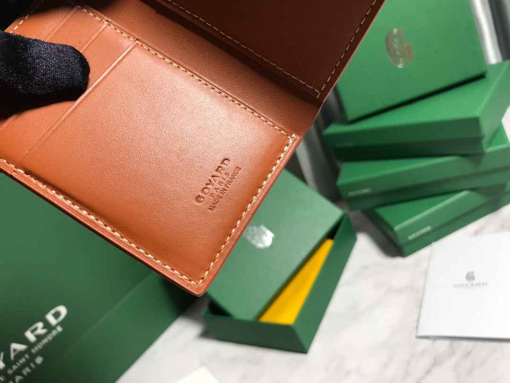 Goyard Saint-Pierre Card Wallet 5052 Calfskin Brown