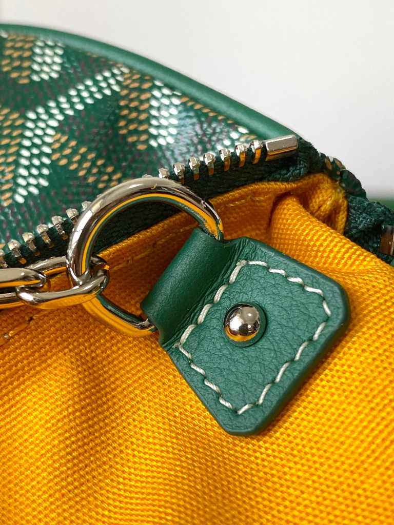 Goyard Sénat Nano Key Pouch 3317 Green Goyardine Canvas