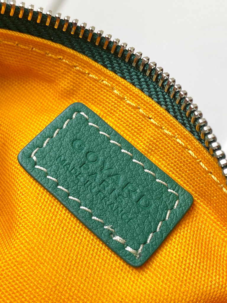 Goyard Sénat Nano Key Pouch 3317 Green Goyardine Canvas