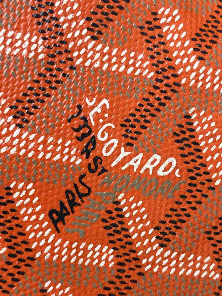 Goyard Sénat Nano Key Pouch 3317 Orange Goyardine Canvas