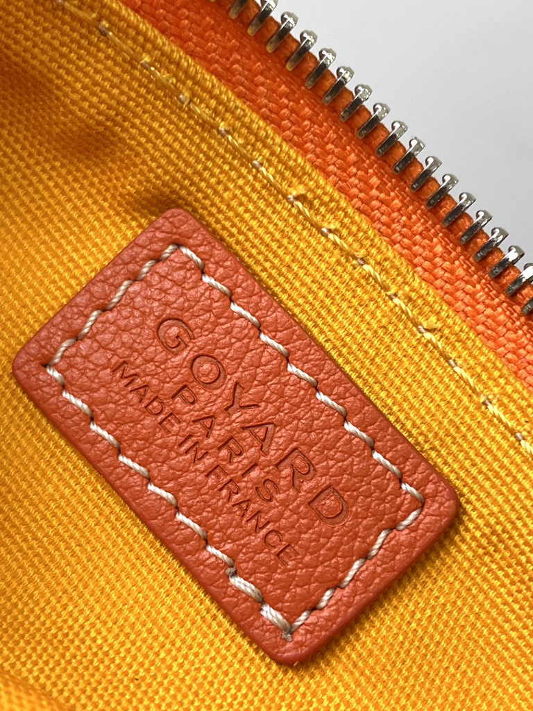 Goyard Sénat Nano Key Pouch 3317 Orange Goyardine Canvas