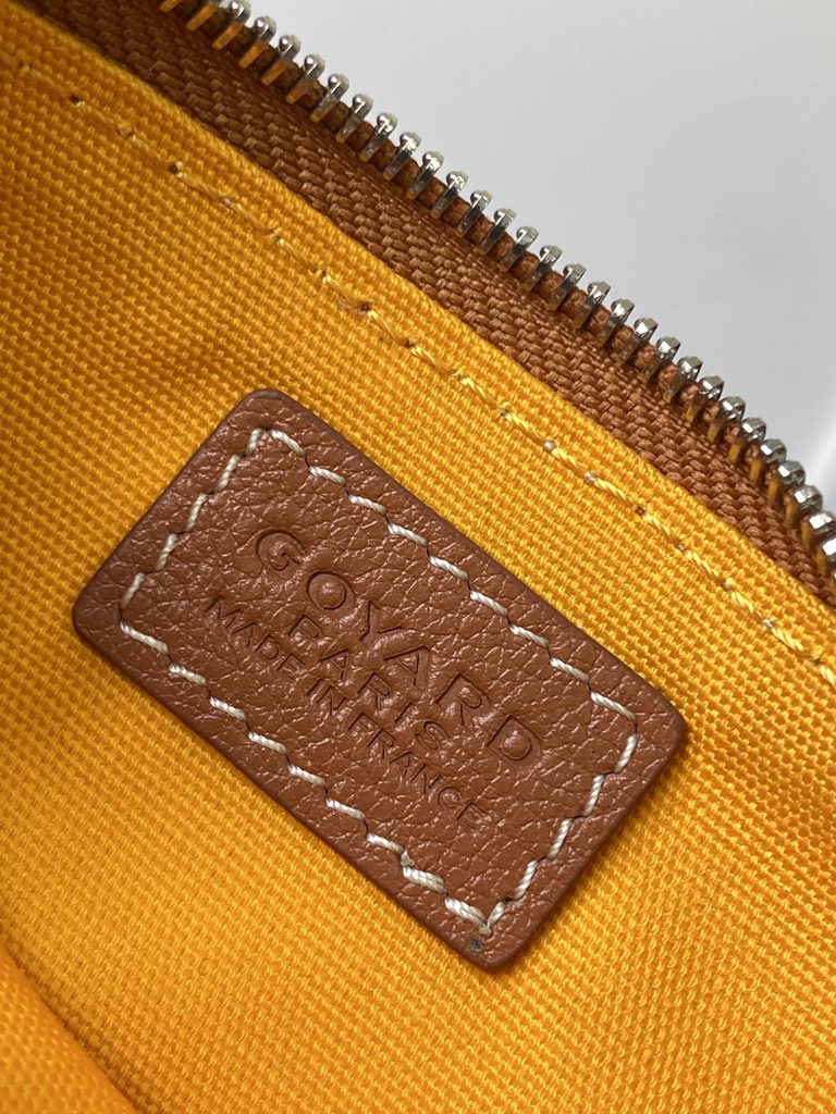 Goyard Sénat Nano Key Pouch 3317 Tan Goyardine Canvas