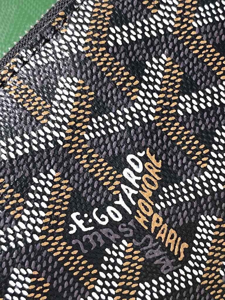 Goyard Sénat Nano Key Pouch 3317 Black Goyardine Canvas